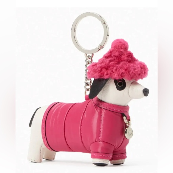 kate spade Accessories - Kate Spade New York Key Chain Fesitve Dog Claude Dachshund Bag Charm Fob NWT